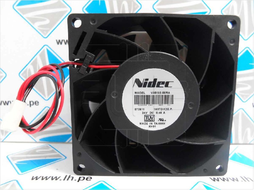 V35132-55RA     Ventilador 80x80x38mm, 24V, 0.45A, 2Wire