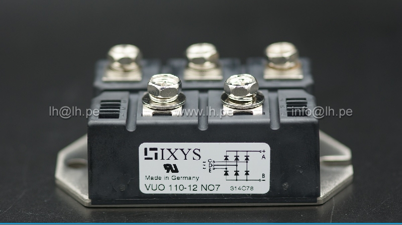 VUO110-12N07                 Puente rectificador trifásica 110A, 1200V, IXYS