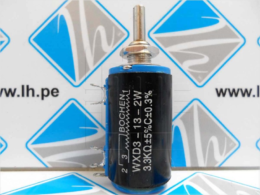 WXD3-13-3.3K 2W      Potenciómetro Multivuelta 3.3K ohm