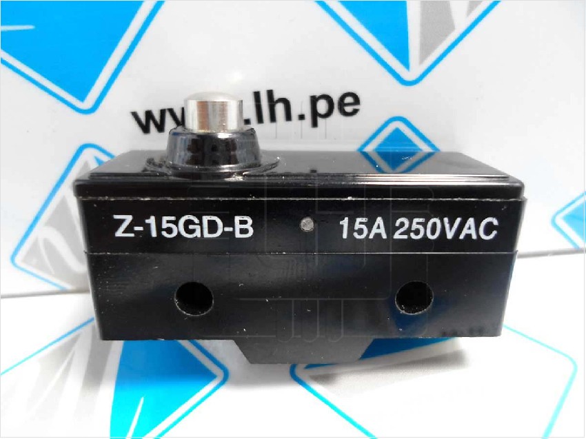 Z-15GD-B   MICRO SW, SPRING PLUNGER, SPDT, 15A 250V