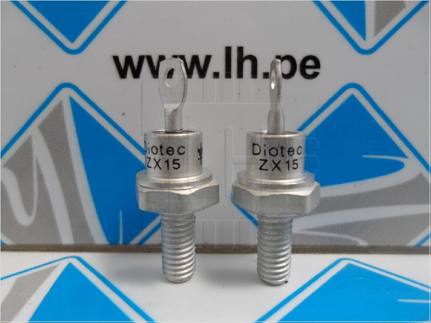 ZX15     Zener diode 12.5W 15V 1uA DO-4