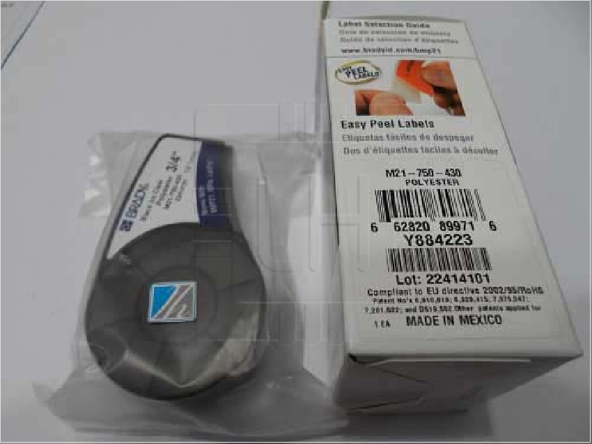 M21-750-430      Label Cartridge for BMP21 Series, ID PAL, LabPal Pr