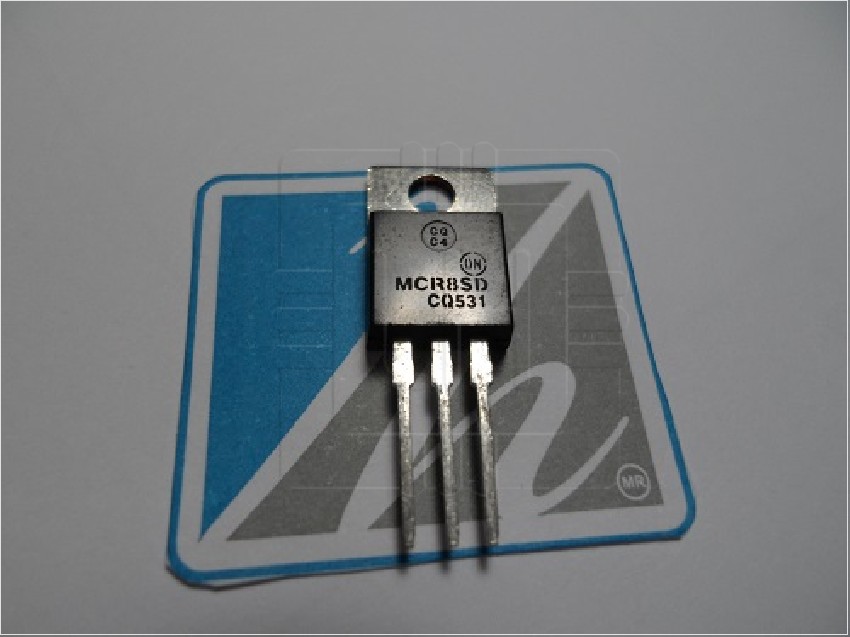 MCR8SD   THYRISTOR SCR 8A 400V TO-220 ON Semiconductor