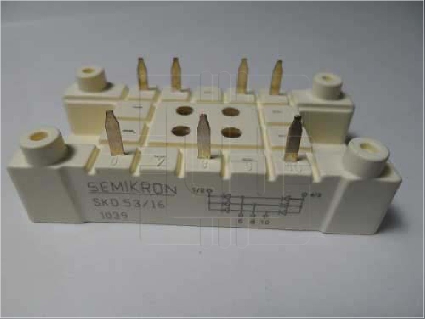 SKD53/16         DIODO BRIDGE RECTIFIER, 53A, 1600V