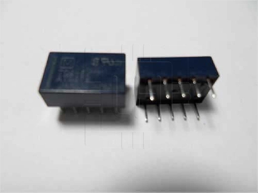 TQ2-5V  Relay; E-Mech; Comm/Signal; DPDT-NO/NC; Cur-Rtg 0.5/1AAC