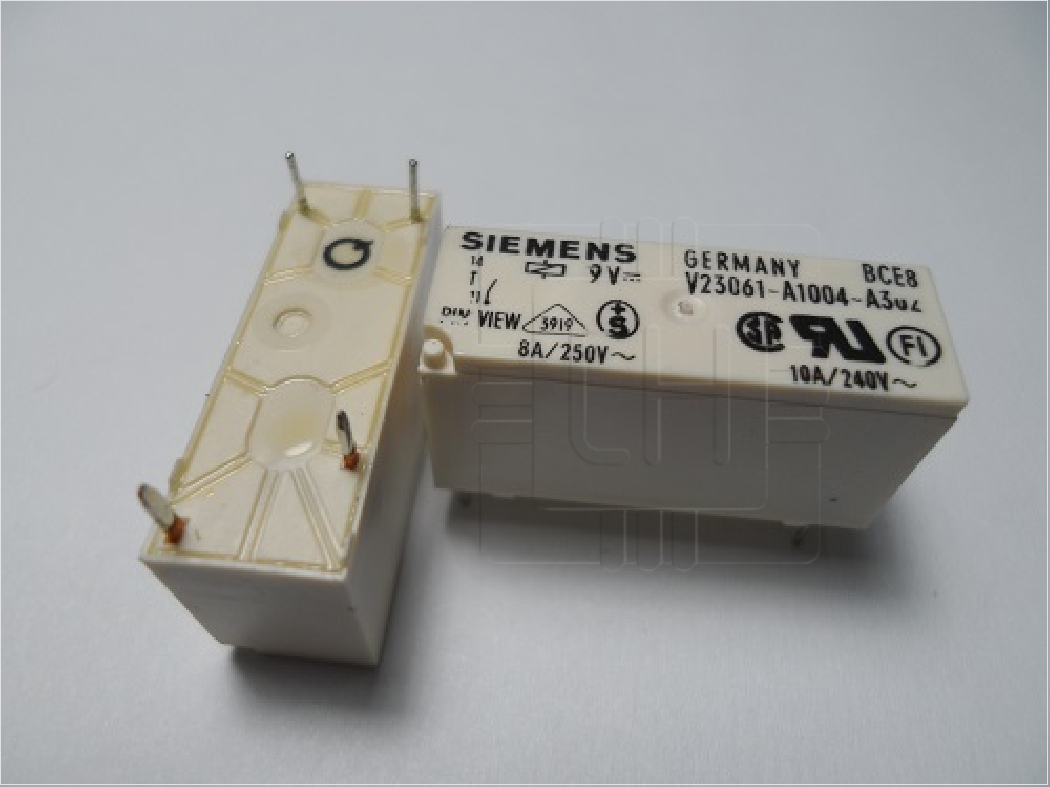 V23061-A1004-A302 1-1393222-5   RELAY MINIATURA INDUSTRIAL 9VDC, 8A